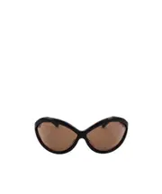 Geometric frame sunglasses 68 Brown