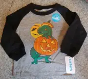Carter's Dinosaur Halloween T-shirt. Glow In The Dark. NWT. Size 9 Mos