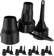 GANAZONO 5 Sets Air Bed Pump Nozzles Durable Replacement Nozzles for Inflatable Air Mattresses Swimming Rings More Quick Easy Inflation