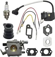 Carburetor Ignition Coil Module Gasket Spark Plug Fit for STI MS250 MS230 MS210 021 023 025 Chainsaw W Carb