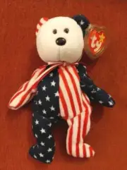 1999 Original Spangle Ty Rare Retired Beanie Baby With Multiple Error Tag Mint.