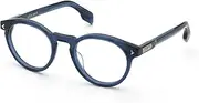 [Lozza] Frame VL4380M 0955 Transparent Blue Glossy 50/22/145 Unisex, 0955 Blue Transparent Glossy, 50/22/145