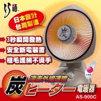 在飛比找誠品線上優惠-【巧福】炭素纖維電暖器 AS-900C (小) 台灣製/保暖