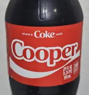 Share A Coke With Cooper Personalized Gift 2025 Coca Cola Bottle 20 Oz.