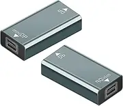 2 Pack Mini DP Female to DP Female Adapter, tunghey Mini Displayport Female to Displayport Female Adapter, 4K Displayport 1.4 to Mini Displayport 1.2 Adapter High Speed