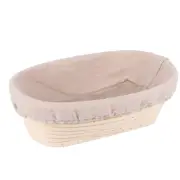 Challah Basket Bread Proofing Experienced Bakers Natural Rattan