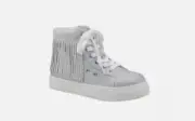 INC Little Girls Silver Rhinestone Charlie Fringe High Top Sneaker $50 NIB