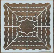 Creative Memories 12x12 "Tropic Time" Recipe Template Mylar Stencil Pattern