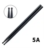 Professional Drum 5A Carbon Drumsticks For Dumb Drum Beginners Practicing New