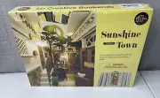 Rolife Sunshine Town DIY 3D Book End Wooden Lights New Sealed TGB02 Robotime