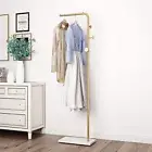 Metal Gold Coat Racks, Standing Coat Rack with Heavy Base, Modern Coat Tree w...