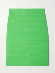 [HERVÉ LÉGER] HERVÉ LÉGER - Bandage Mini Skirt - Green - x large x large Green