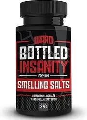 Ward Smelling Salts - Bottled Insanity - Insanely Strong Ammonia Inhalant | Smelling Salt for Powerlifting Hockey Football and More