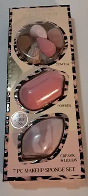 Paris Hilton Blend Your Beauty 7 PC Makeup Sponge Set