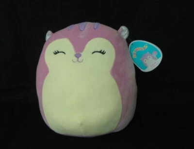 2021 Squishmallow 12" Sydnee Lavender Purple Squirrel New With Tags Kelly Toy Co