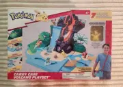 Pokemon Kids Gift Carry Case Volcano Playset With Pikachu Figure