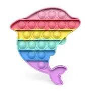 Push Pop Kids Toy Bubble Special Needs Silent Sensory Fidget Autism Relief Trend