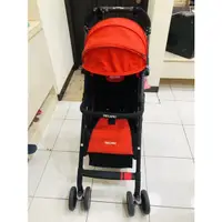 在飛比找蝦皮購物優惠-Recaro easylife 推車 （紅色）二手 台灣公司