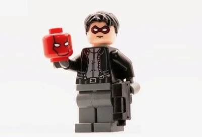 LEGO Batman 1 Video Game Asap Bricks Custom Red Hood Pad Printed Minifigure