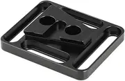CAMVATE Quick Release V Lock Wedge Mount + Base Plate with 1/4"-20 Mounting Points & Grooves - 2335