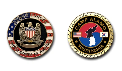 Camp Alamo South Korea Duty Station Challenge Coin