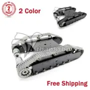 Metal RC Tank Smart Robot Chassis KT100+37# Motors Hall Encoder Finished for DIY