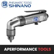 3/8" chuck angle head air drill [SHINANO PNUEMATIC TOOLS USA] made in Japan