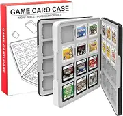 QUBAMG 3DS Game Case 48 Slots DS Game Holder Compatible With Nintendo New 3ds / New 3ds Xl / 3ds / 3ds Xl / Dsi / Dsi Xl / Ds / New 2ds /New 2ds Xl / 2ds/ 2ds Xl Catridge Portable Storage Box,Black