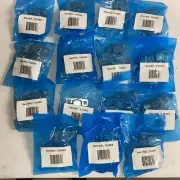 15 Pack Lot - 1/2” Self-Closing Concealed Hinge, Overlay, chrome 120 Deg. 132402