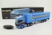 Corgi 1/50 Scale CC12935 - Scania Topline Curtainside Truck "Hayes" - Blue