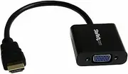 StarTech.com 1080p 60Hz HDMI to VGA High Speed Display Adapter, Active HDMI to VGA (M/F) Video Converter for Laptop/Desktop