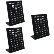 3pcs 50 Slots Display Board Finger Rings Showing Stand Jewelry Organizer