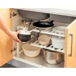 2層堆疊架多功能置物架廚房鍋水槽碗碟架