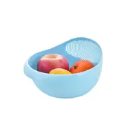 10PCS Colander cover bowl drain basket fruit bowl dishwashing drain basket rice cleaner vegetable basket household kitchen storage bag