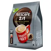 NESCAFE 2in1 Unsweetened taste - 10 sachets of 8g