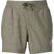 Magellan Women's Campfire Chambray Shorty Shorts Size Medium Olive Green NWT