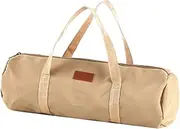 Ｂｅｓｇａ Tent Stakes Bag Organizer with Zipper Multifunctional Tent Pole Pegs Storage Bag for Gardening Hiking