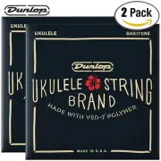 2-PACK Dunlop DUQ304 VSD-7™ Polymer Baritone Ukulele Strings