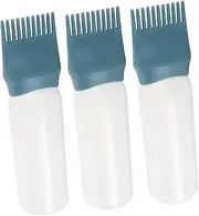 BIUDECO 3 Pack Hair Applicator Bottles 160ml Scalp Oiling Bottle for Hair Dye Use