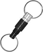 [Generic] Detachable Key Ring Quick Release,Titanium Alloy Keychain | Secure Key Holder Quick Release Keyring Compact Lightweight for Hiking Travel Running Camping