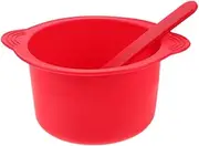 Beavorty 2 Sets Beauty Hair Removal Mask Bowl High Temperature Resistant Wax Melting Bowl Replacement Wax Pot Silicone Bowl Mask Bowl Set of 4 Wax Warmer Silicone Bowl Wax Stirring Stick