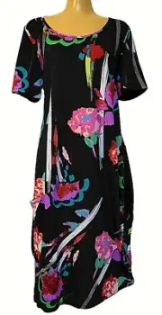 TS TAKING SHAPE plus size S / 16 Mirage Dress stretch lightweight comfy chic NWT