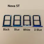 SIM 卡托盤華為 NOVA 5T HONOR 20 MICRO SD 插槽支架手機維修零件