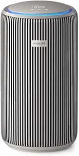 Philips Air Purifier 4200 Series, HEPA NanoProtect+Double Active Carbon Filter, CADR 600m3/h for 156m2, Quiet, Intelligent and Energy efficient, Silver (AC4220/12)