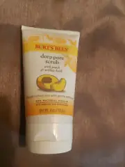 Burt's Bees Peach & Willowbark Deep Pore Scrub - 4 oz Sealed
