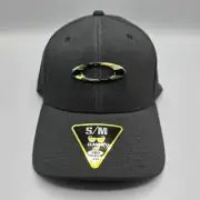 Oakley Hat Cap Fitted Small Medium Black Camo Classic Low Logo Tincan Adult Mens
