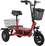 Folding Electric Mobility Scooter,3 Wheel Recreational Power Scooter,3 Wheel Lightweight Portable Power Travel Scooters - for Adults/Elderly/Disabled Long Range Driv(D)