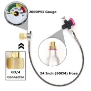 Soda Quick Connect Pink Co2 Cylinder Refill Adaptor Filling Station Fit Soda @ S