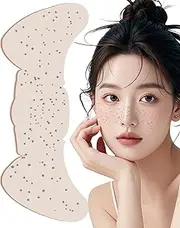 Face Glitter Makeup Speckles - Makeup Patches |Gold Face Glitter Patches, Glow up Patches, Fake Freckles Glow Up Temporary Stickers, Artificial Freckles Temporary Stickers for Friends, Men, Wo