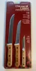 Vintage Chicago Cutlery Knife Set C31 Parer C102 Utility C61 Slicer C66 NOS 1987